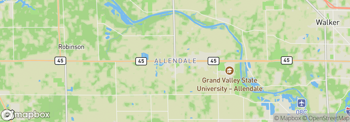 Map: Allendale, MI
