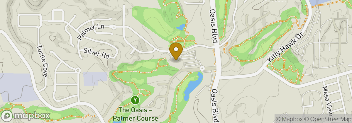 Map location: Oasis Golf Club