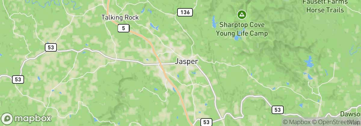 Map: Jasper, GA