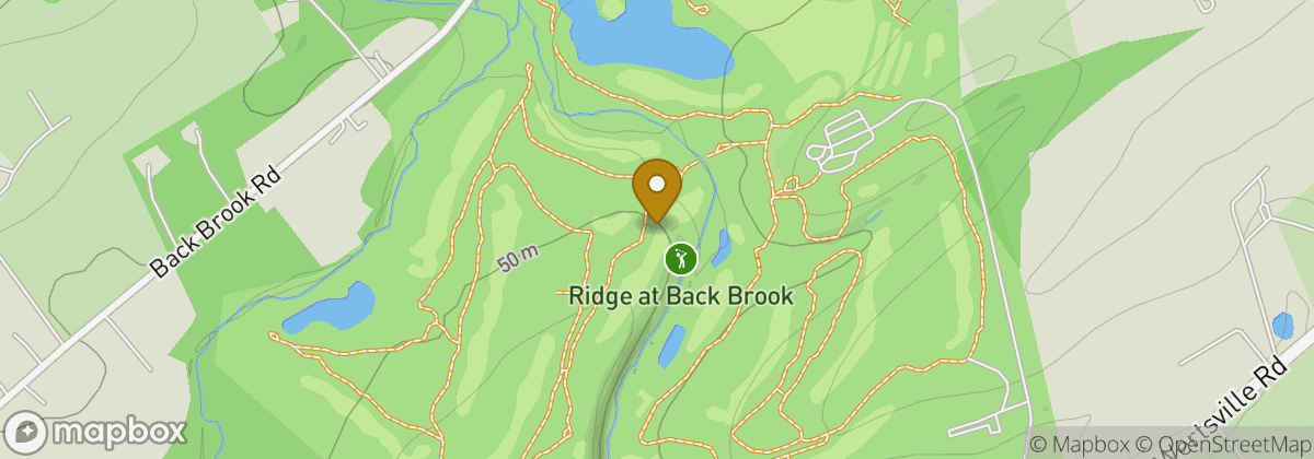 Map location: Ridge at Back Brook