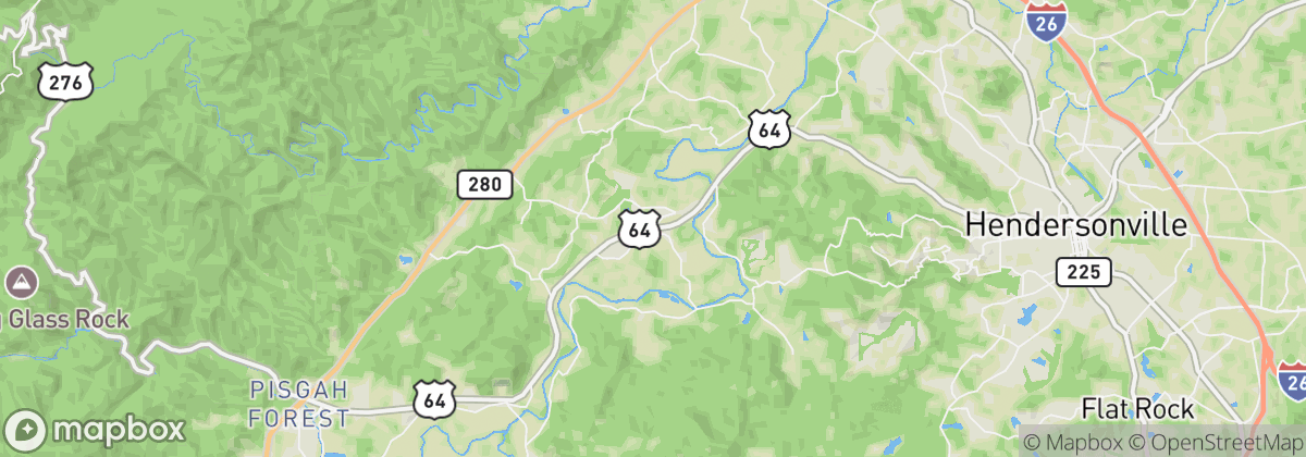 Map: Etowah, NC