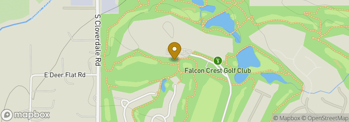 Map location: Falcon Crest Golf Club