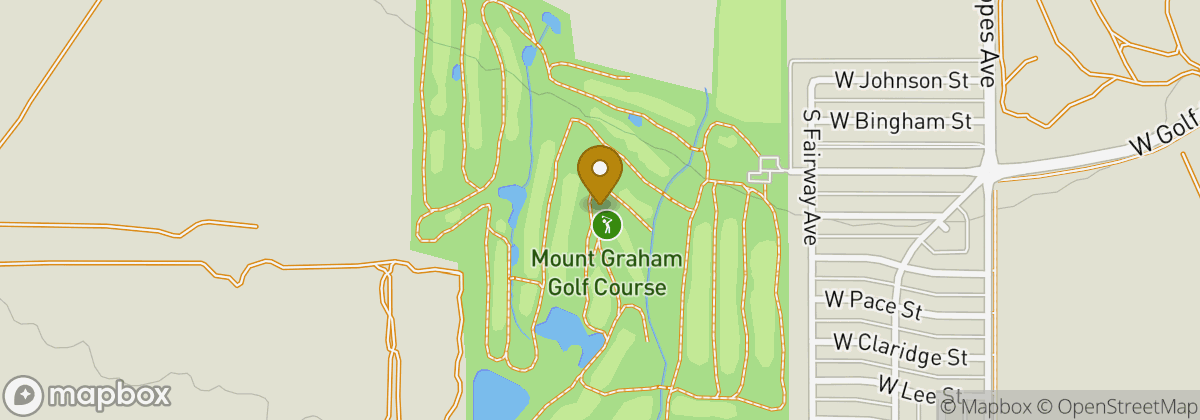 Map location: Mount Graham Golf Course