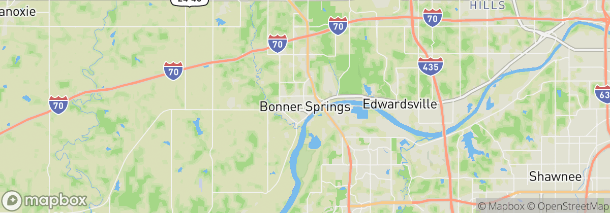 Map: Bonner Springs, KS