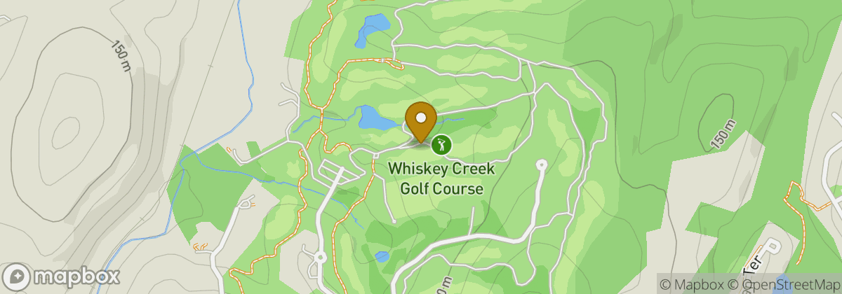 Map location: Whiskey Creek Golf Course