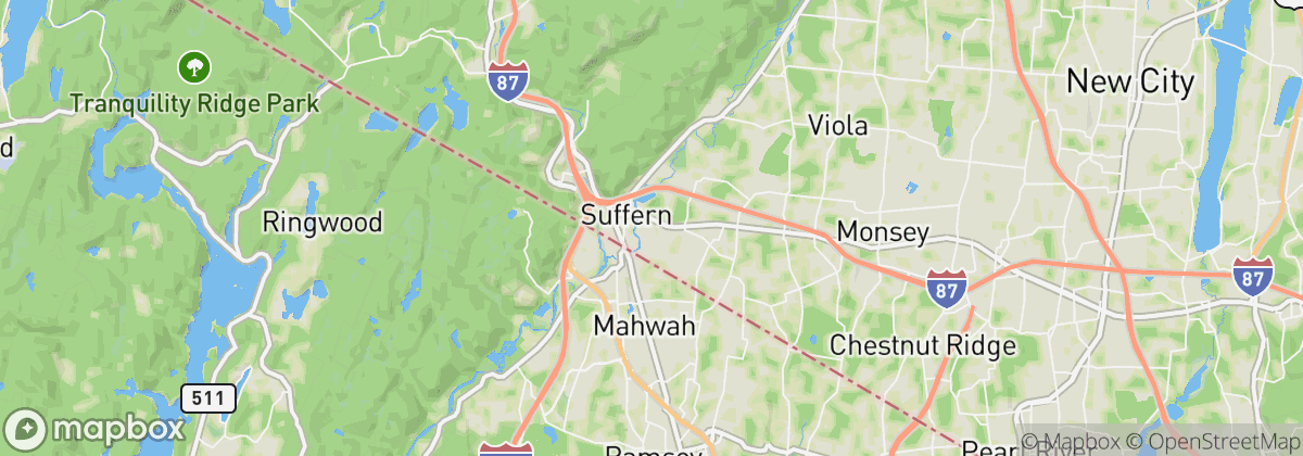 Map: Suffern, NY