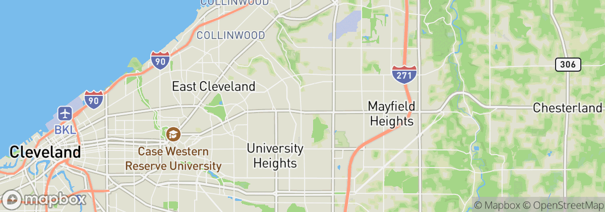 Map: South Euclid, OH