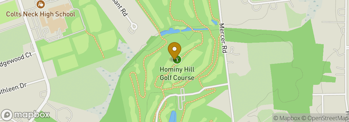 Map location: Hominy Hill Golf Course