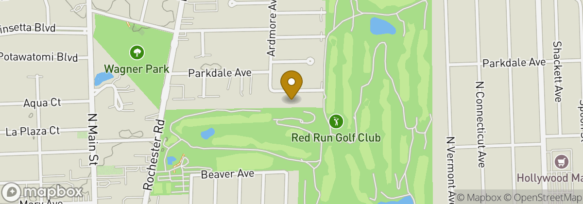 Map location: Red Run Golf Club