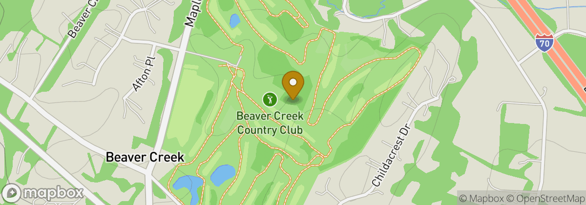 Map location: Beaver Creek Country Club