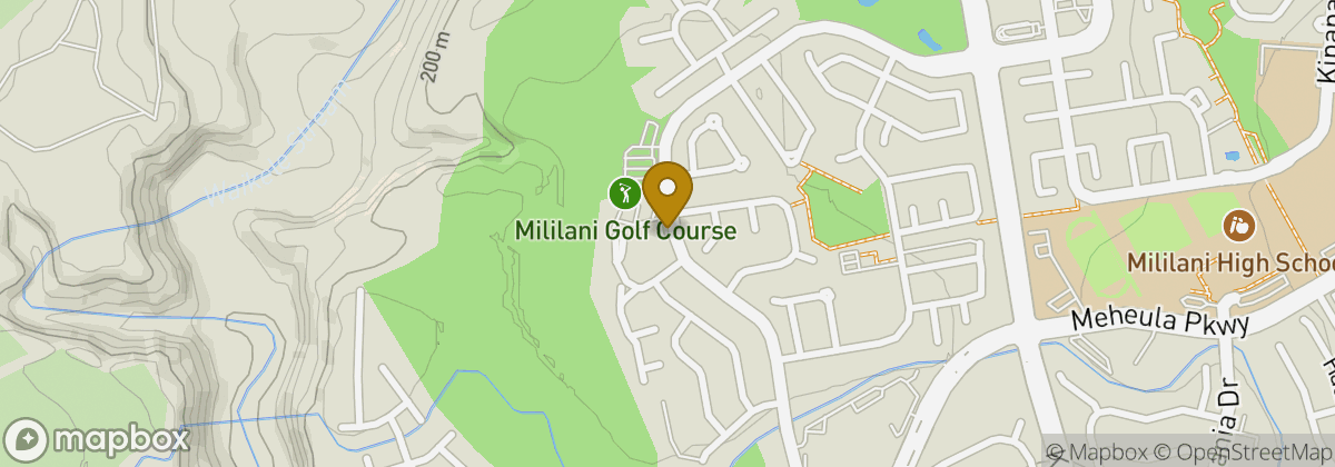 Map location: Mililani Golf Course