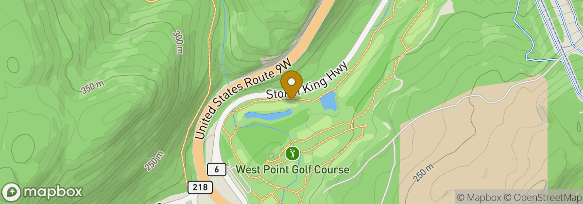 Map location: West Point Golf Course