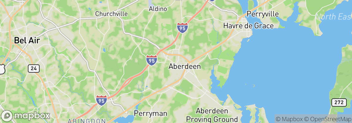 Map: Aberdeen, MD