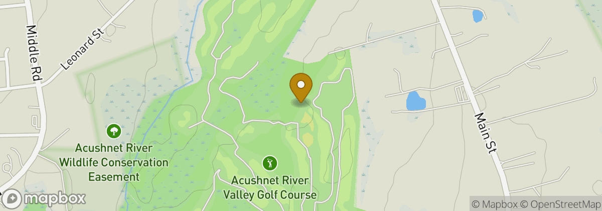 Map location: Acushnet River Valley Golf Course