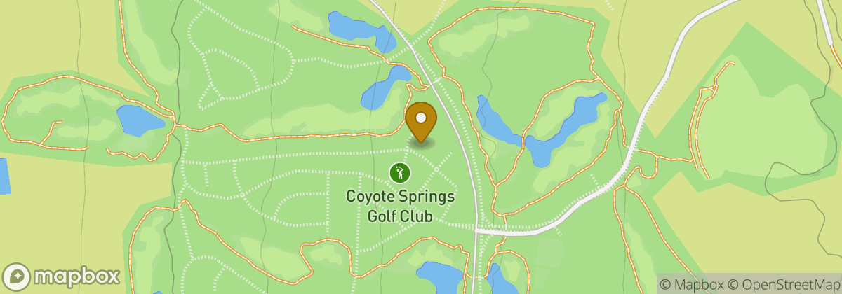 Map location: Coyote Springs Golf Club