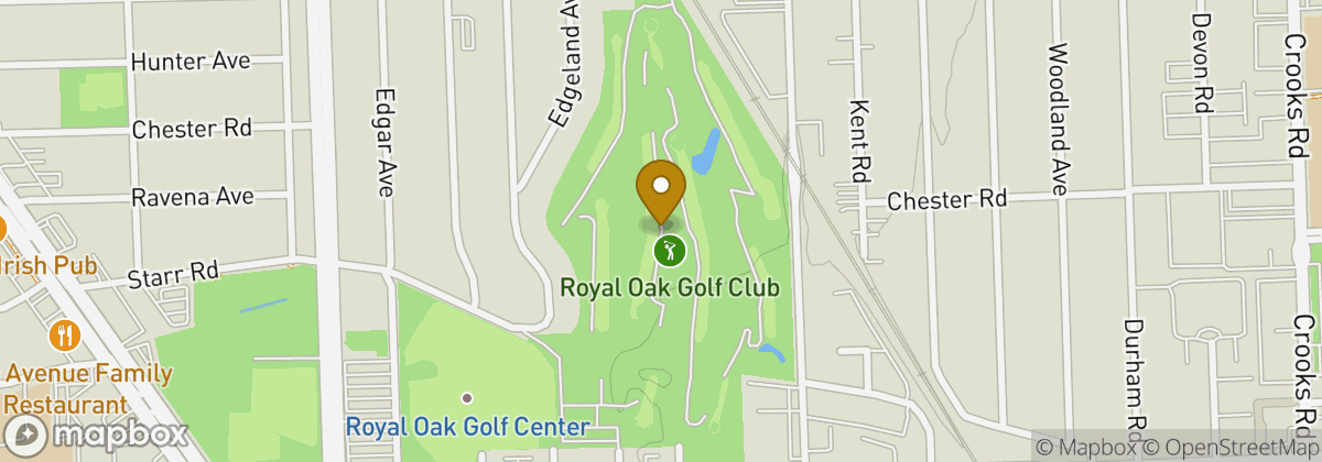 Map location: Royal Oak Golf Club
