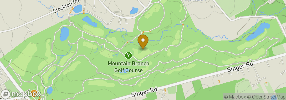 Map location: Mountain Branch Golf Course