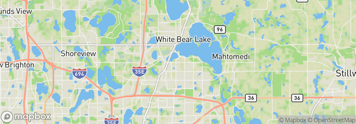 Map: White Bear Lake, MN