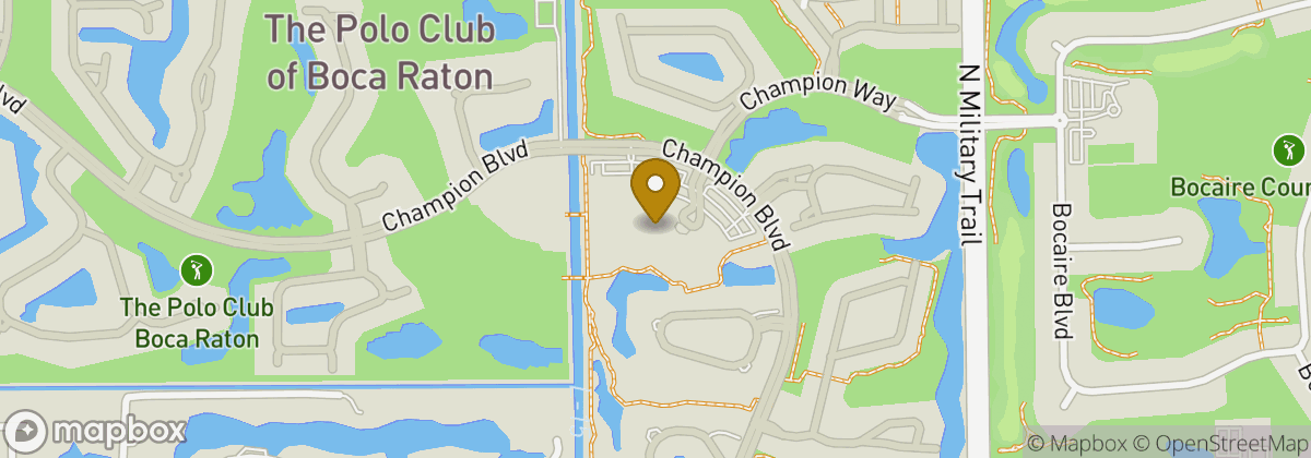 Map location: The Polo Club of Boca Raton