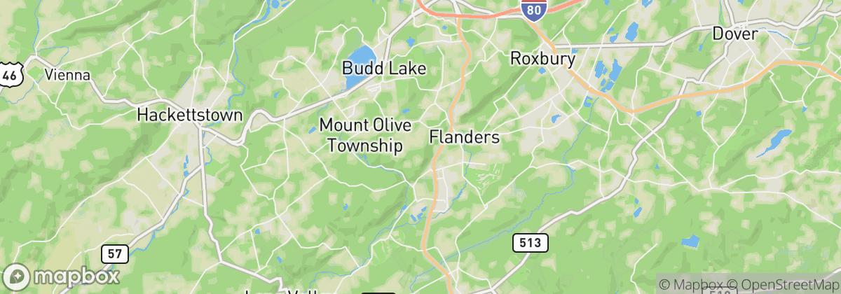 Map: Flanders, NJ