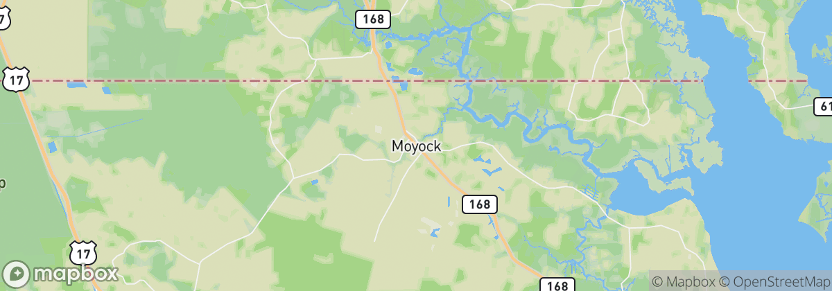 Map: Moyock, NC