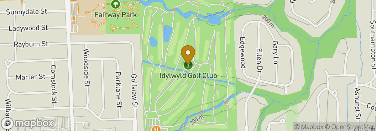 Map location: Idylwyld Golf Club
