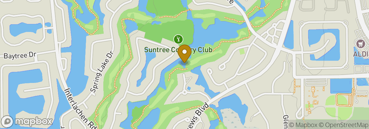 Map location: Suntree Country Club
