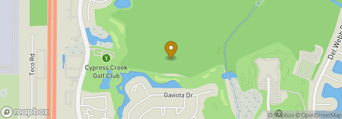 Map location: Cypress Creek Golf Club