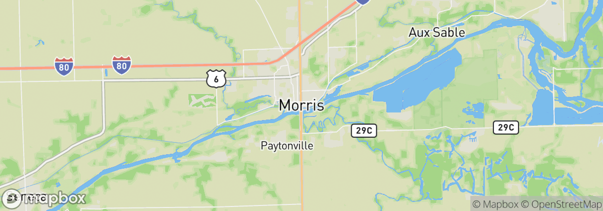Map: Morris, IL