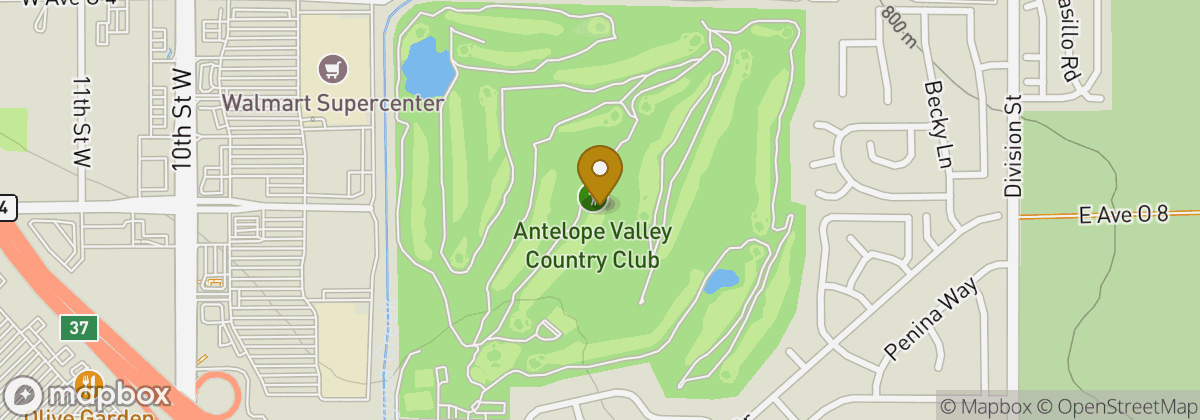 Map location: Antelope Valley Country Club