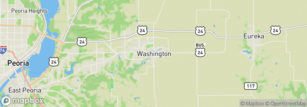 Map: Washington, IL