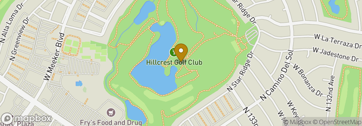 Map location: Hillcrest Golf Club