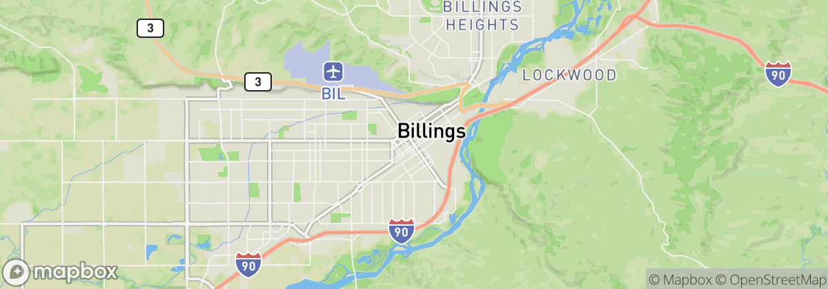 Map: Billings, MT