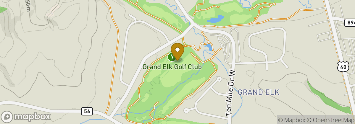 Map location: Grand Elk Golf Club