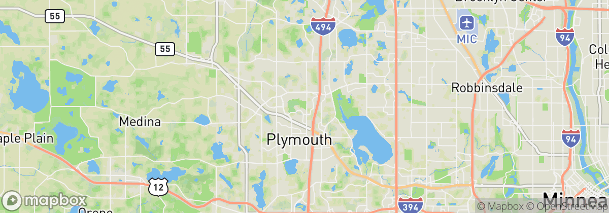 Map: Plymouth, MN