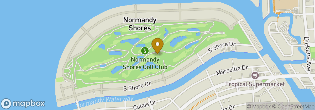 Map location: Normandy Shores Golf Club