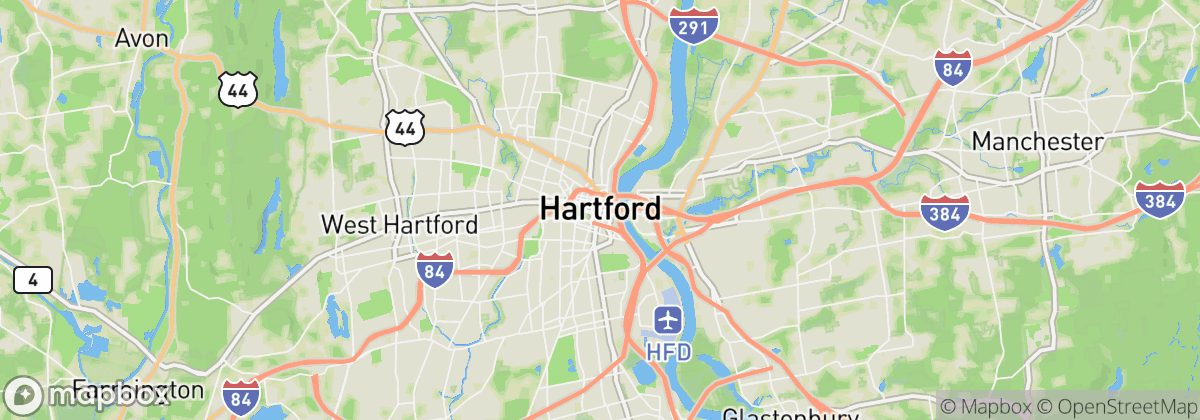 Map: Hartford, CT