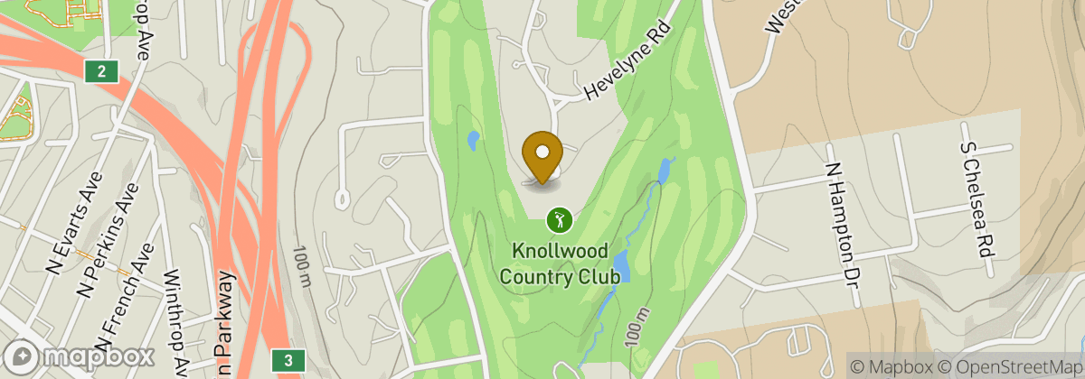 Map location: Knollwood Country Club