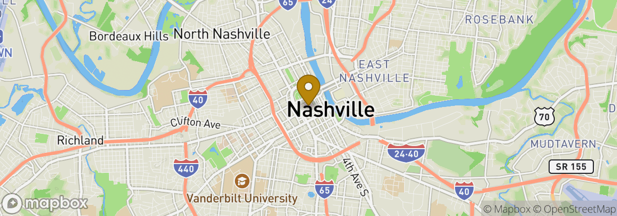 Map location: Topgolf Nashville