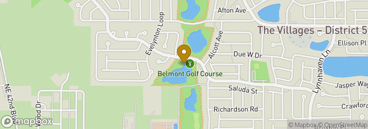 Map location: Belmont Golf Course (The Villages)