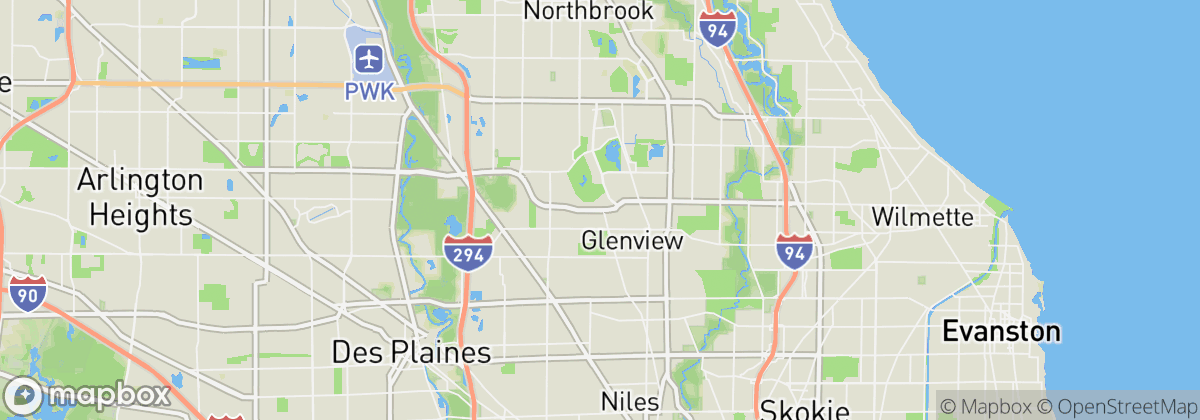 Map: Glenview, IL