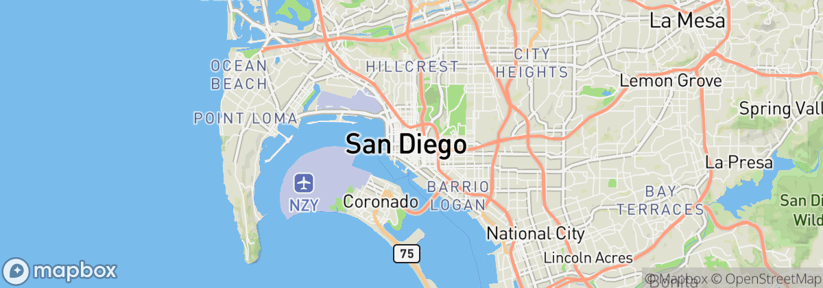 Map: San Diego, CA