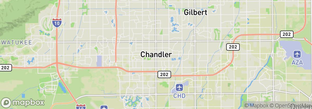 Map: Chandler, AZ