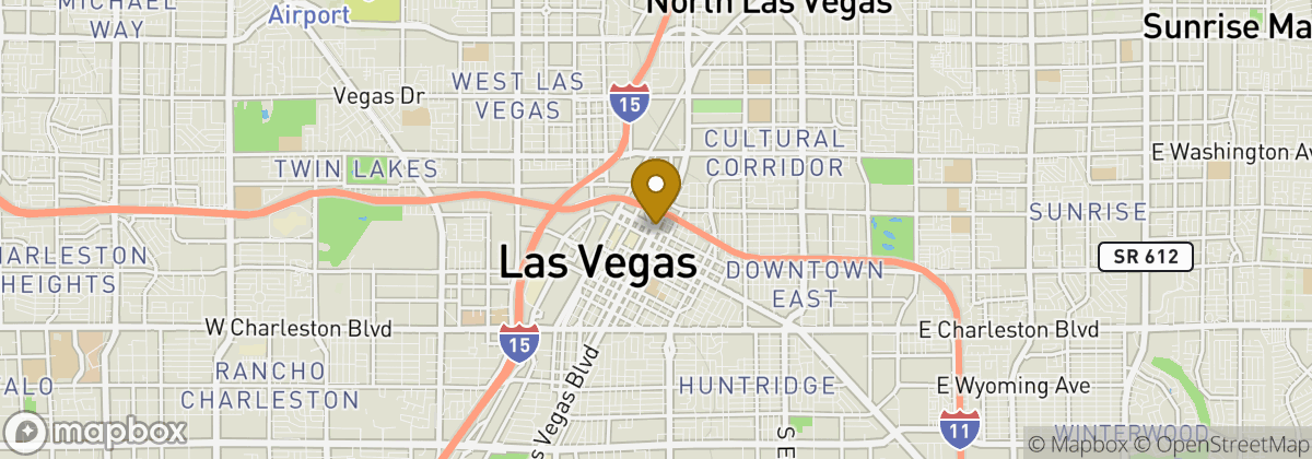 Map location: Las Vegas Paiute Golf Resort