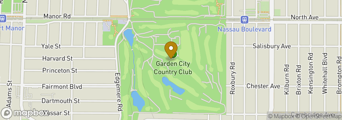 Map location: Garden City Country Club