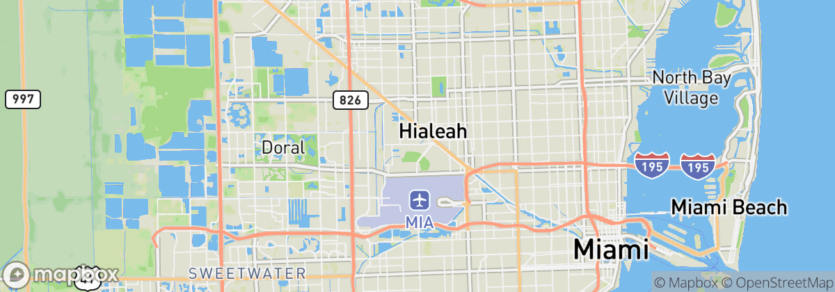 Map: Miami Springs, FL