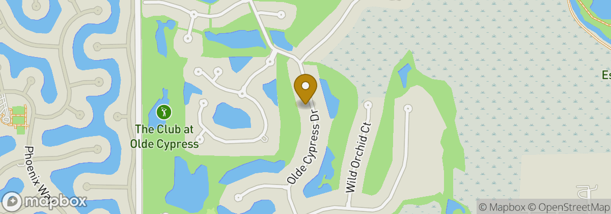 Map location: The Club at Olde Cypress