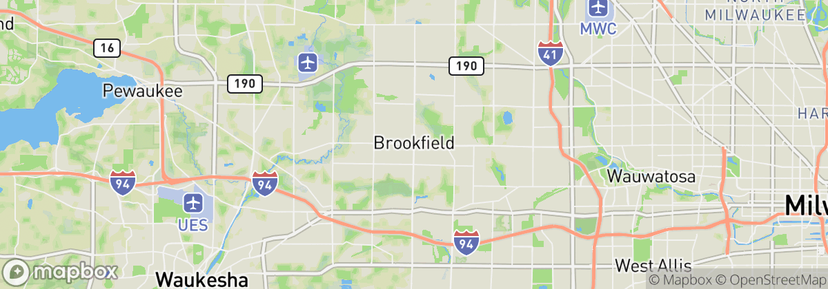Map: Brookfield, WI