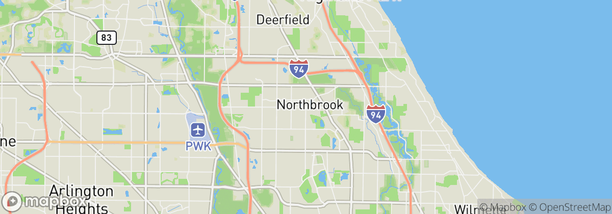 Map: Northbrook, IL