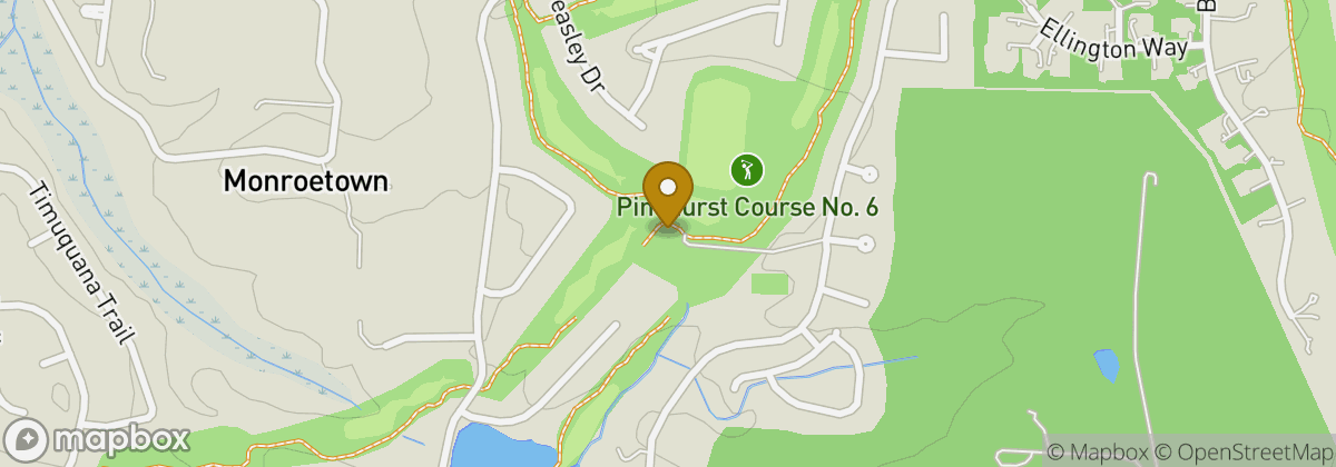 Map location: Pinehurst No 6